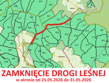 Zamknięcie drogi leśnej